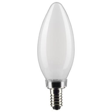 5.5W B11 Candelabra Base LED Bulb 1.38 Inch and 3.97 Inch Length by Satco - S21273_p