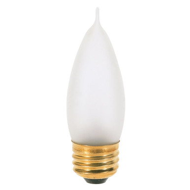 120V 25W CA10 Medium Base Bulb 1.25 Inch Wide and 4.25 Inch Length by Satco - S3264_p