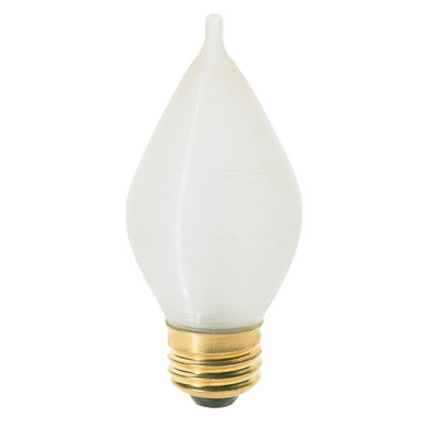40W C15 Medium Base Carded Bulb 1.88 Inch Wide and 4.5 Inch Length by Satco - S2714