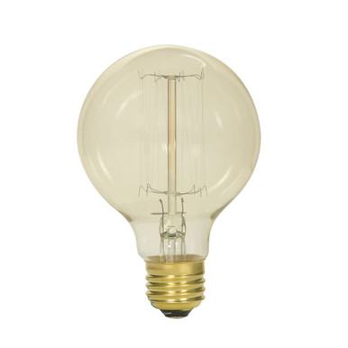 40W G25 Medium Base Bulb 3.13 Inch Wide and 4.75 Inch Length by Satco - S2425