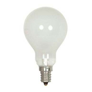 130V 40W A15 Candelabra Base Bulb 1.88 Inch and 3.38 Inch Length by Satco - S4160_p
