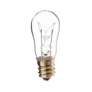 6V 6W S6 Candelabra Base Bulb 7.5 Inch Wide and 1.88 Inch Length by Satco - S4568