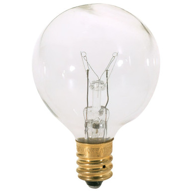 15W G12.5 Candelabra Base Bulb 1.56 Inch Wide and 2.38 Inch Length by Satco - S3845