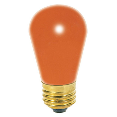 11W S14 Medium Base Bulb (Pack of 4) 1.75 Inch and 3.5 Inch Length by Satco - S3964