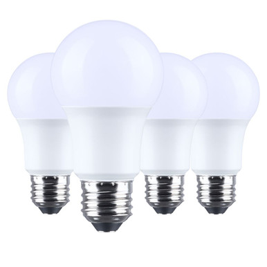 9.8W A19 Medium Base LED Bulb (Pack of 4) 2.32 X 4.17 Inch Length by Satco - S14353_p