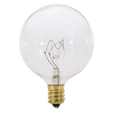 120V 15W G16.5 Candelabra Base Bulb 2.06 Inch Wide X 3 Inch Length by Satco - S3821_p