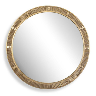 Heart Of Gold Round Mirror 39.5 Inch Tall and 39.5 Inch Wide by Uttermost - 08334