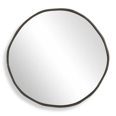 Lowen Round Mirror 28.5 Inch Tall and 29.5 Inch Wide by Uttermost - 08358