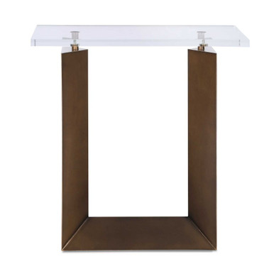 McElroy Side Table 25 Inch Tall and 23.5 Inch Wide by Uttermost - 50359