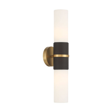 Linthor 2 Light Wall Sconce 22.5 Inch Tall and 5 Inch Wide by Minka Lavery - 2552-855