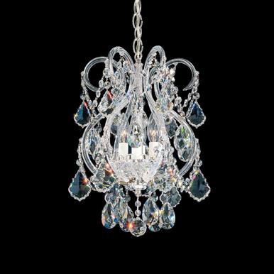 Olde World 4 Light Pendant 17 Inch and 11 Inch Wide by Schonbek Signature - 6809