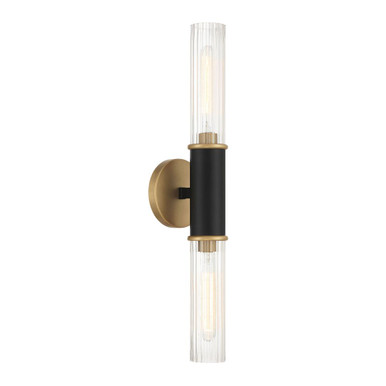 Stamford 2 Light Wall Sconce 24 Inch Tall and 5 Inch Wide by Minka Lavery - 1902-876