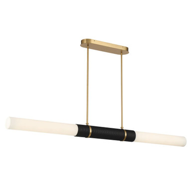 Linthor 48W LED Linear Chandelier 4 Inch and 4.25 Inch Wide by Minka Lavery - 2555-855-L