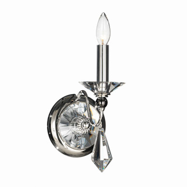 Jasmine 1 Light Wall Sconce 13.5 X 5.5 Inch Length by Schonbek Signature - 9671-40CL