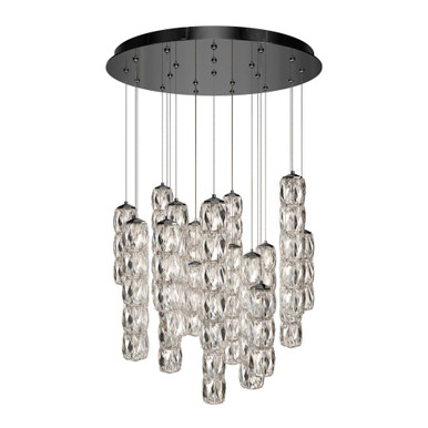 Verve 7.1W 21 LED Pendant 16.3 Inch and 26 Inch Wide by Schonbek Signature - S26521-401R