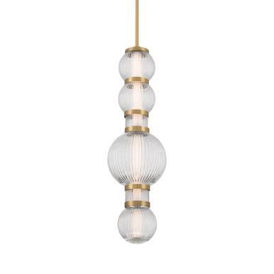Cordel 36W LED Mini Pendant 27 Inch Tall and 8 Inch Wide by Minka Lavery - 15030-L
