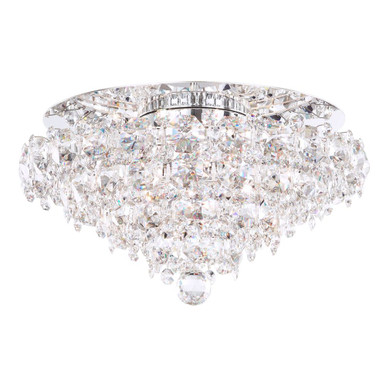 Baronet 4 Light Flush Mount 11 Inch and 19 Inch Wide by Schonbek Signature - BN1416N