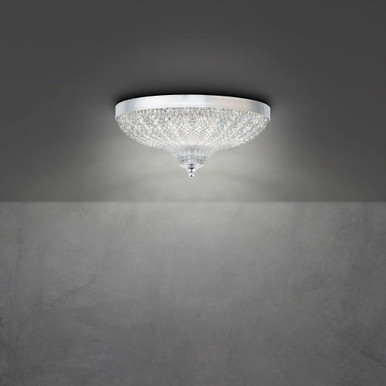 Roma 19W 1 LED Flush Mount 5.63 X 12.13 Inch Wide by Schonbek Signature - S6012