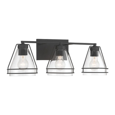 Lorenth 3 Light Bath Vanity 8.25 Inch and 24.25 Inch Wide by Minka Lavery - 17643-899
