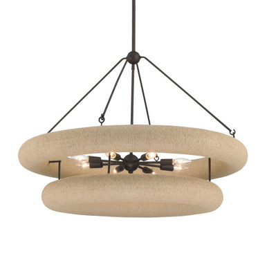 Aeris 8 Light Pendant 26 Inch Tall and 36 Inch Wide by Minka Lavery - 17116-860