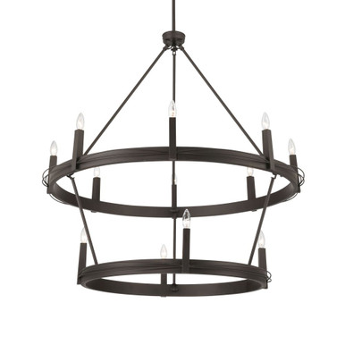 Dalvor 12 Light Pendant 43.25 Inch Tall and 42.75 Inch Wide by Minka Lavery - 12419-860