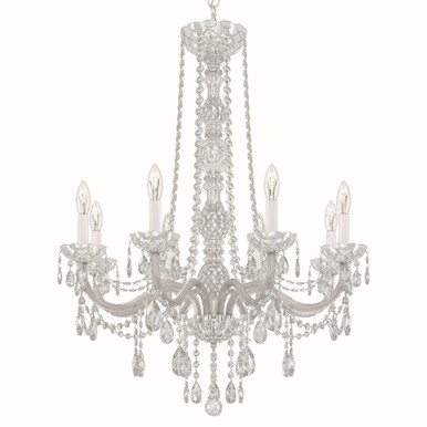 Arlington 8 Light Chandelier 35.5 X 28 Inch Wide by Schonbek Signature - 1305-40H