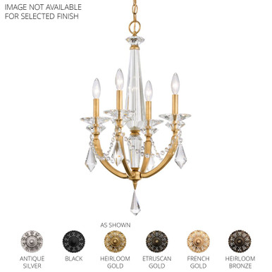 Verona 4 Light Chandelier 28.5 X 16.8 Inch Wide by Schonbek Signature - S6704