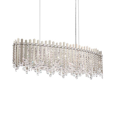 Chatter 12 Light Linear Pendant 10 X 12 Inch Wide by Schonbek Signature - MX8340N-401S