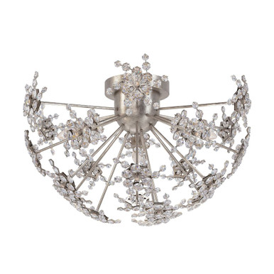 Esteracae 3 Light Semi Flush Mount 24.5 Inch Wide by Schonbek Signature - DN1224N