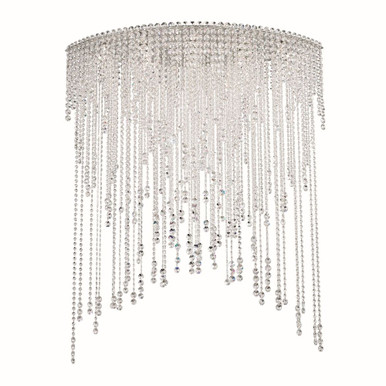 Chantant 8 Light Flush Mount 52.5 X 22 Inch Wide by Schonbek Signature - CH4803N