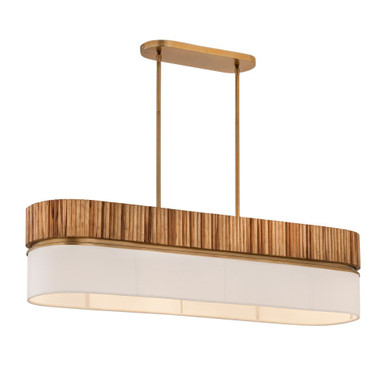 Nebri 5 Light Linear Chandelier 10 Inch Tall X 11 Inch Wide by Minka Lavery - 12055-732