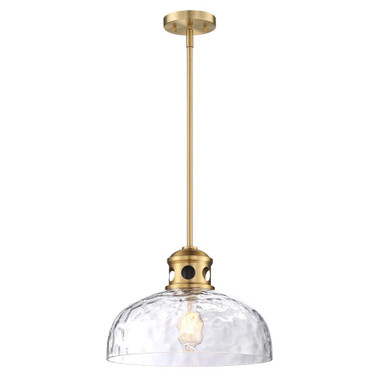 1 Light Pendant 9.5 Inch Tall and 14 Inch Wide by SDQ - PD32614WG