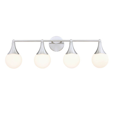 4 Light Wall Sconce 10 Inch Tall and 30.63 Inch Wide by SDQ - VL36804SN