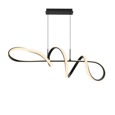 80W LED Pendant 15.75 Inch Tall and 59.75 Inch Wide by SDQ - PD35060