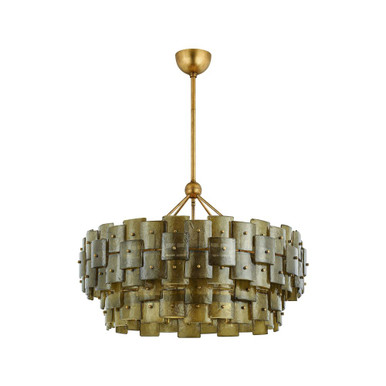 Jacik 8 Light Chandelier 25 Inch Tall and 36 Inch Wide by Troy - F2136-PGL
