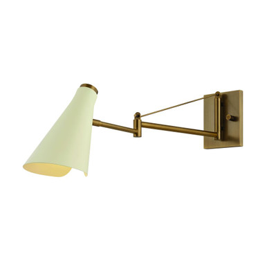 Andersen 1 Light Wall Sconce 14 Inch Tall and 5.75 Inch Wide by Troy - B4314-PBR/SSD