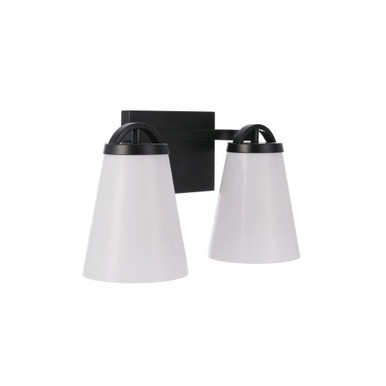 Zane 2 Light Bath Vanity 8 Inch Tall and 14 Inch Wide by Craftmade - 20714