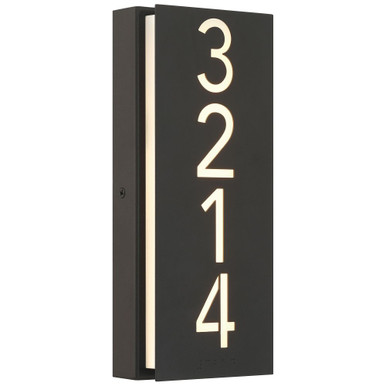 Numero Braille 4W 1 LED Wall Sconce 10.25 Inch and 4.75 Inch Wide by Access - SB-20014LED-BL/ACR