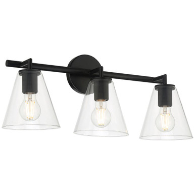 Katie 3 Light Bath Vanity 9.75 Inch Tall and 24 Inch Wide by Access - 62633