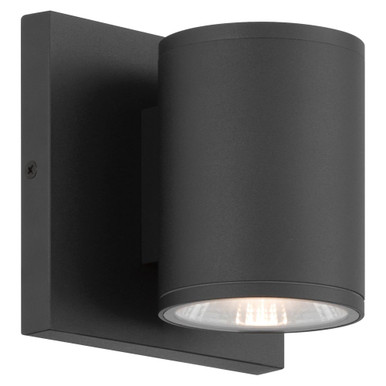 Sunset 8.5W 1 LED Outdoor Wall Sconce 4.75 Inch X 4.75 Inch Wide by Access - 19975LEDMG-BL/CLR