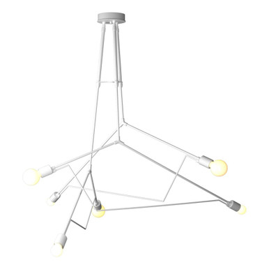 Divergence 6 Light Outdoor Pendant 27.8X54.2 Inch Wide by Hubbardton Forge - 362015-1