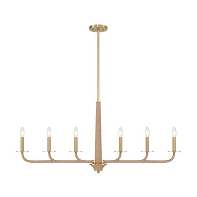 Cannon 6 Light Chandelier 20 Inch Tall and 44 Inch Wide by Savoy House - 1-1827-6-320