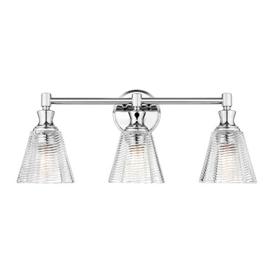 Auden 3 Light Bath Vanity 9.75 Inch Tall and 23.75 Inch Wide by Z Lite - 7704-3V