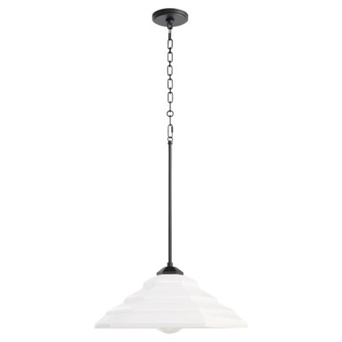 Rainier 1 Light Pendant 8.5 Inch Tall and 20 Inch Wide by Quorum - 8107-20