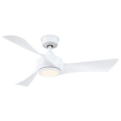 Wrap Custom Ceiling Fan with Light Kit 13.05 X 44 Inch Wide by Fanimation - FPD8530MW-44MW-LK