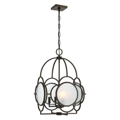 Damen 4 Light Pendant 26.25 Inch Tall and 17 Inch Wide by Savoy House - 3-4699-4