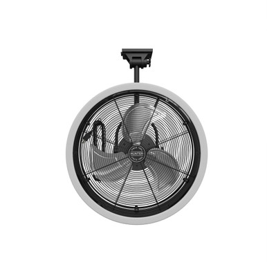3 Blade Dual Mount Garage Fan with Light 29.9 X 23 Inch Wide by Hunter Fans - 97319