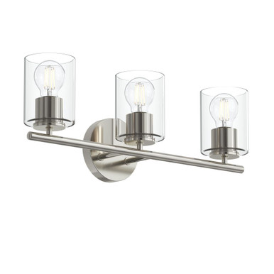 Replay 3 Light Bath Vanity 8.25 Inch Tall and 22 Inch Length by Progress - P300583