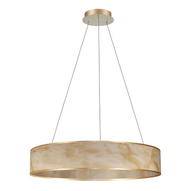 Nena 34W 1 LED Pendant 5 Inch Tall and 26 Inch Wide by Dainolite - NNA-2634LEDP