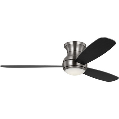 Orbis 3 Blade Hugger Ceiling Fan with Light Kit 52 Inch Wide by Generation - 30BSHR52